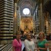 Inside Siena's Duomo.